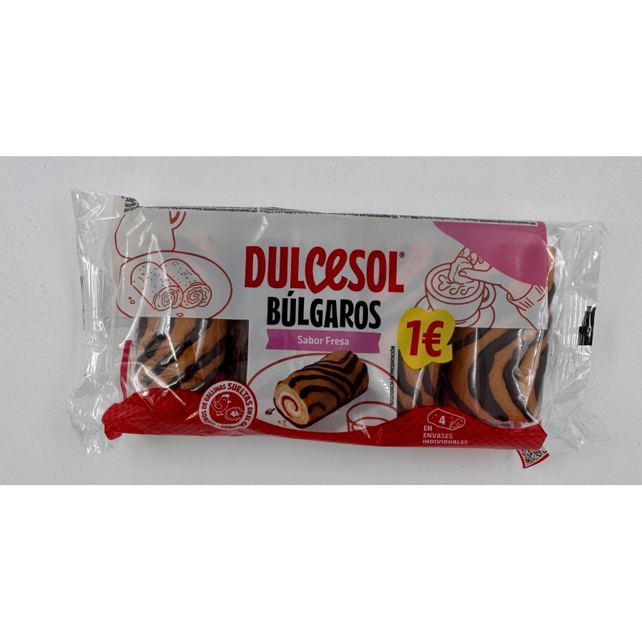 BOLOS BULGAROS COM RECHEIO DE MORANGO 