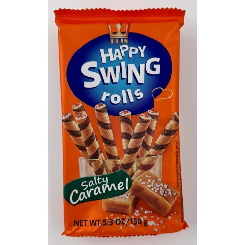 HAPPY SWING ROLLS CARAMELO SALGADO 150GR
