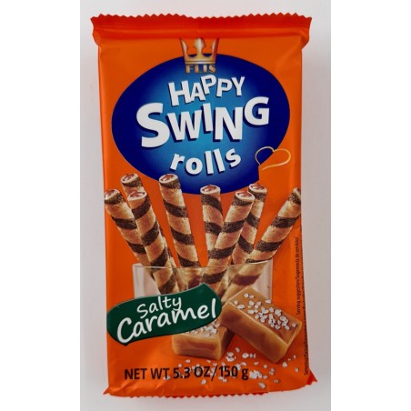 HAPPY SWING ROLLS CARAMELO SALGADO 150GR