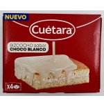 BOLOS BIZCOCHO CHOCOLATE BRANCO CUÉTARA