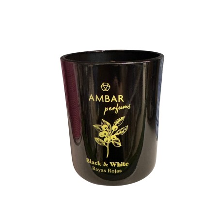 VELA AMBAR BAYAS ROJAS BLACK & WHITE 140G