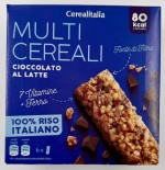 BARRITAS MULTI CEREAL CIOCCOLATO AL LATTE 80KCAL126G