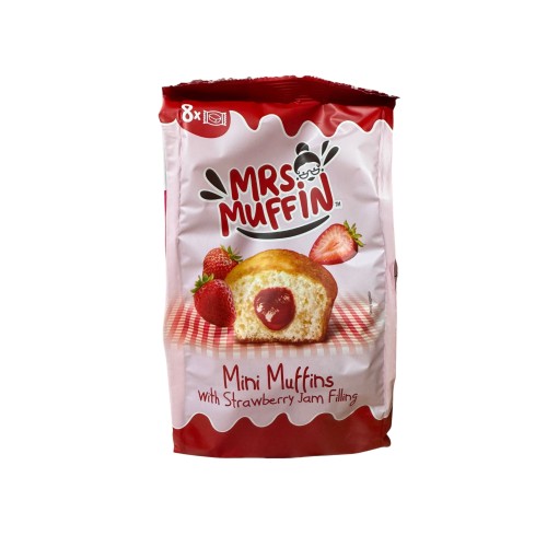Mini Muffins de morango Mrs. Muffin 200gr