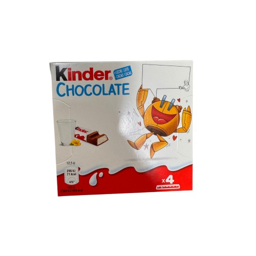 KINDER BARRA 4 UNIDADES