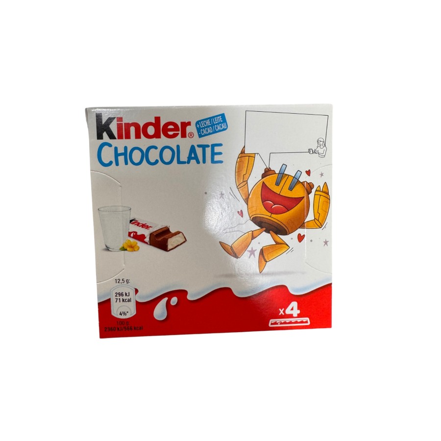 KINDER BARRA 4 UNIDADES