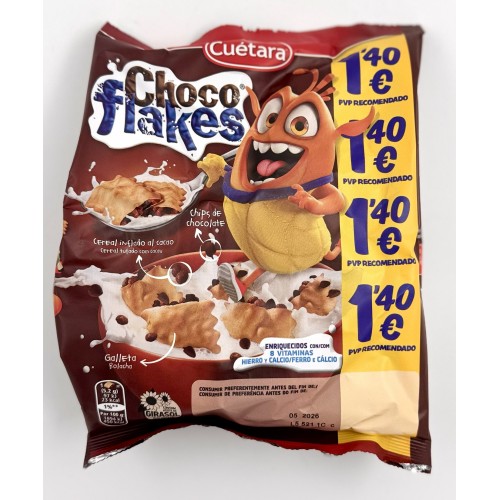CHOCO FLAKES CUETARA 20G