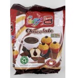 MADALENAS COM RECHEIO DE CHOCOLATE