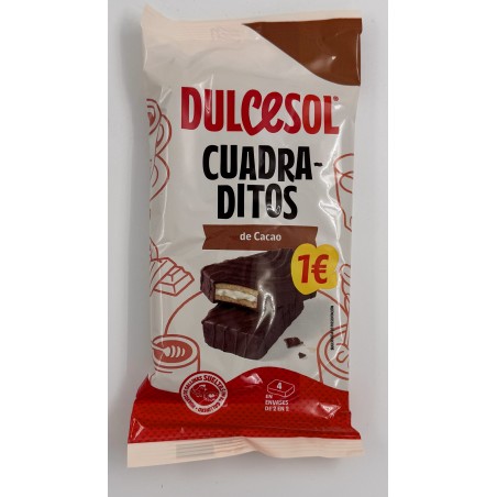 DULCESOL QUADRADITOS CACAO 260G