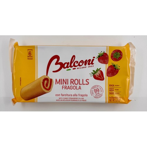 MINI ROLLS FRAGOLA BALCONI