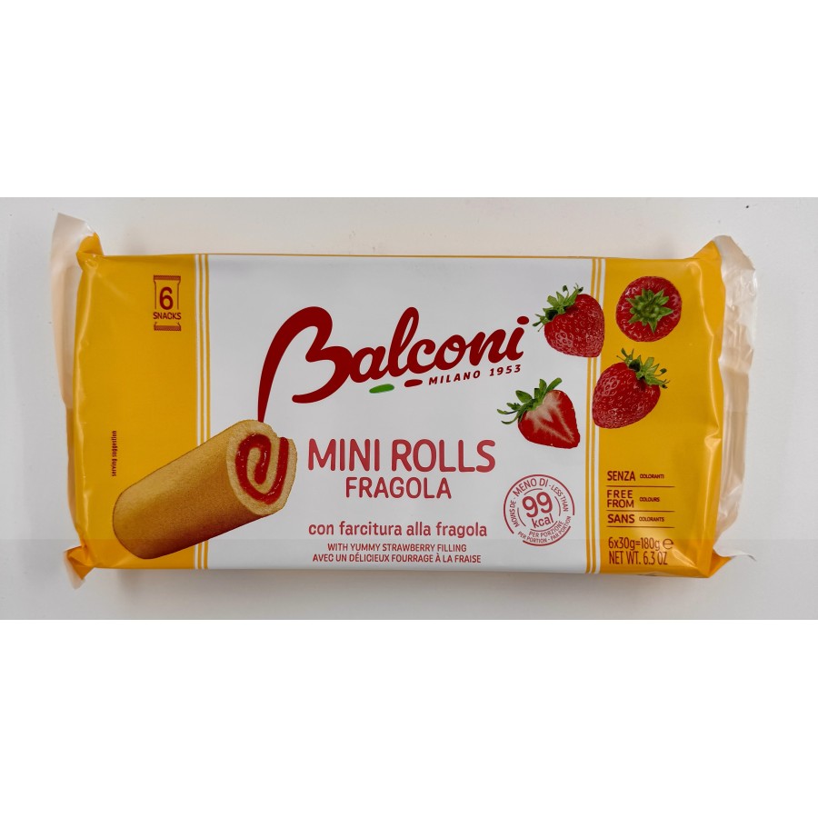 MINI ROLLS FRAGOLA BALCONI