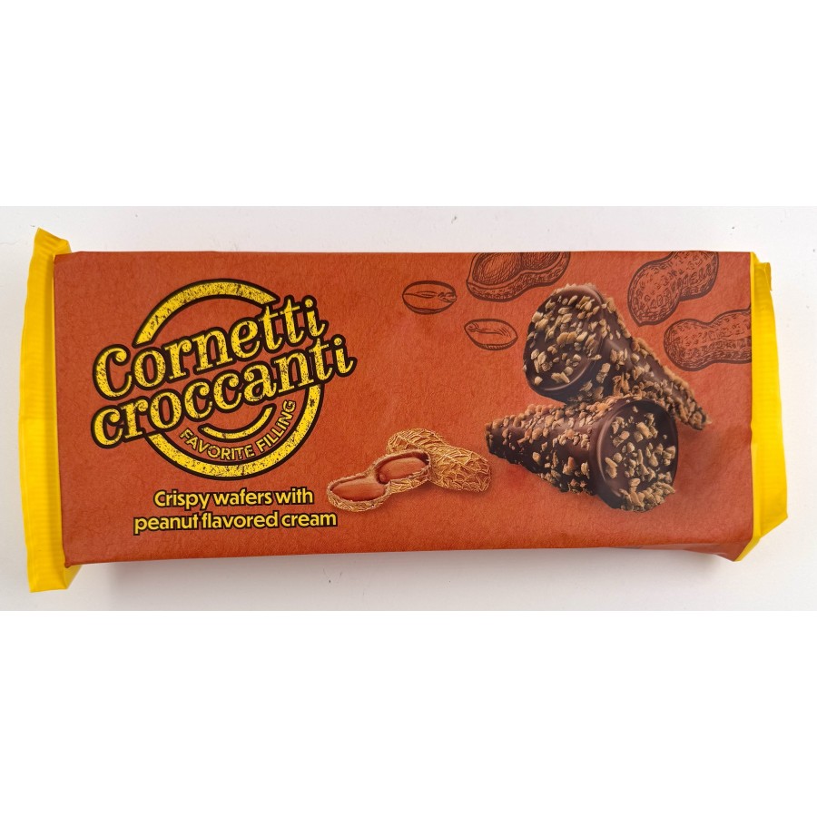 BOLACHA CORNETTO CROCANTE AMENDOIM 112GR