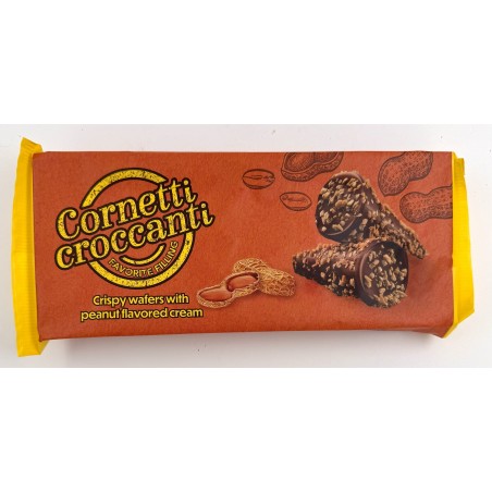 BOLACHA CORNETTO CROCANTE AMENDOIM 112GR