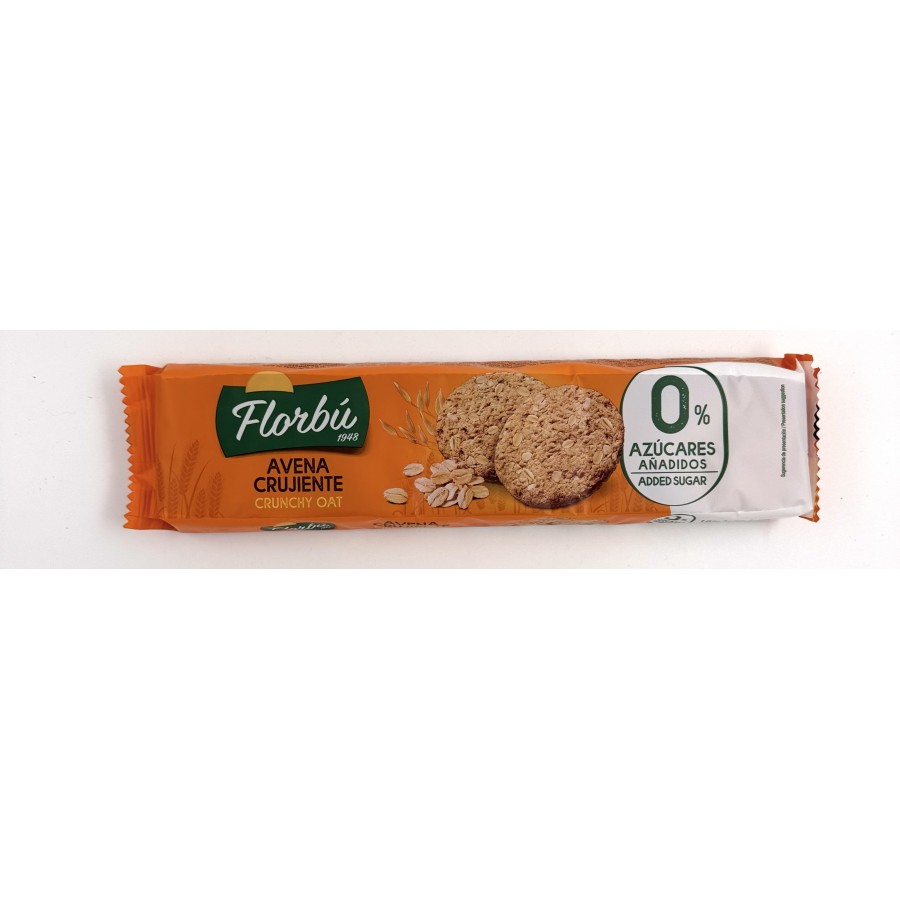 BOLACHA AVEIA CRUNCHY FLORBÚ 0% AÇÚCAR