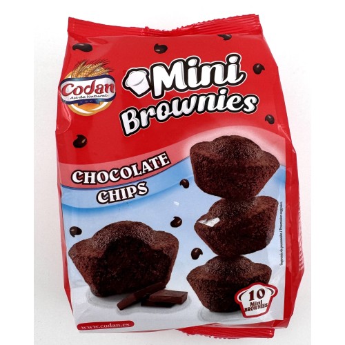 CHOCOLATE CHIPS MINI BROWNIES